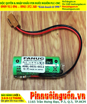 FANUC A98L-0031-0012; Pin nuôi nguồn FANUC A98L-0031-0012 lithium 3v _Xuất xứ Nhật