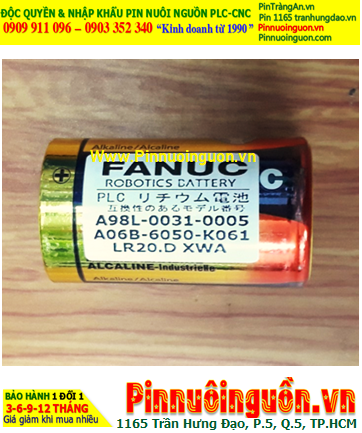 Fanuc A98L-0031-0005; Pin nuôi nguồn Fanuc A98L-0031-0005 Alkaline 1.5v /Xuất xứ Belgium