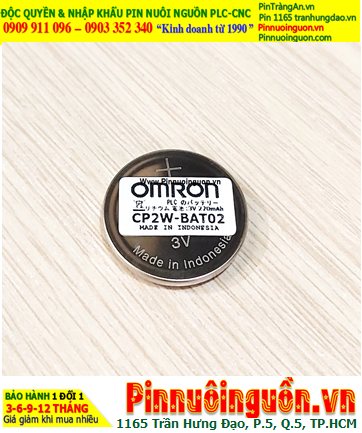 OMRON CP2W-BAT02, Pin nuôi nguồn PLC OMRON CP2W-BAT02 lithium 3V chính hãng /Xuất xứ Indonesia