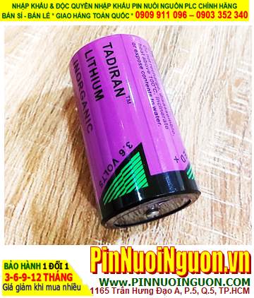 TADIRAN TLH-5930, Pin nuôi nguồn PLC TADIRAN TLH-5930 lithium 3.6v 17000mAh (Loại chịu nhiệt cao đến 125°C)