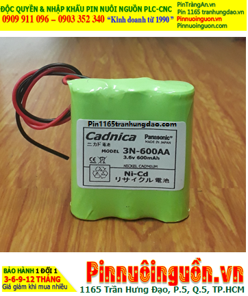 Panasonic CADNICA 3N-600AA, Pin nuôi nguồn sạc NiMh 3N-600AA (3.6v 600mAh) /Xuất xứ NHẬT