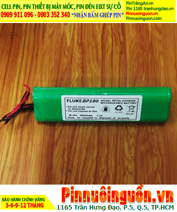 Pin FLUKE BP190; Pin sạc NiMh 7.2v 4000mAh Fluke BP190_Pin sạc NiMh 7.2v 4000mAh chính hãng