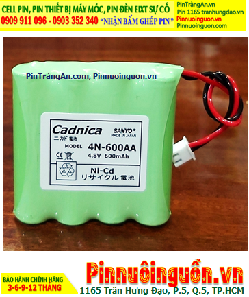Cadnica 4N-600AA, Pin nuôi nguồn Yamaha 4N-600AA (4.8v-600mAh) chính hãng /Xuất xứ NHẬT