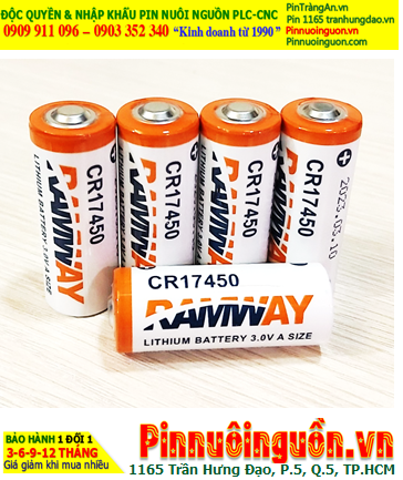 Ramway CR17450, Pin nuôi nguồn PLC Ramway CR17450 lithium 3v 2100mAh chính hãng