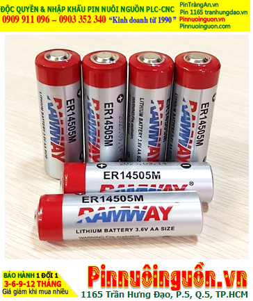RAMWAY ER14505M; Pin nuôi nguồn RAMWAY ER14505M AA 2200mAh lithium 3.6v chính hãng