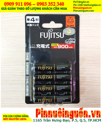 Fujitsu HR-4UTHC(4B), Pin sạc 1.2v AAA900mAh Fujitsu HR-4UTHC(4B) /Xuất xứ NHẬT (Vỉ 4viên)