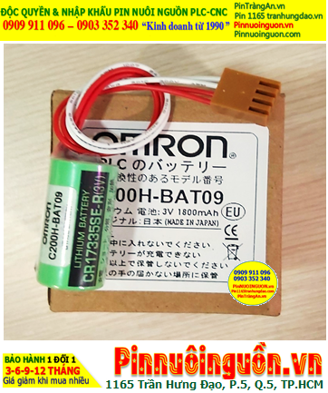 Omron C200H-BAT09; Pin nuôi nguồn PLC Omron C200H-BAT09 3.0v 1800mAH chính hãng /Xuất xứ NHẬT
