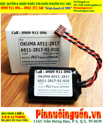 Okuma A911-2817-01-010, Pin nuôi nguồn PLC Okuma A911-2817-01-010 chính hãng