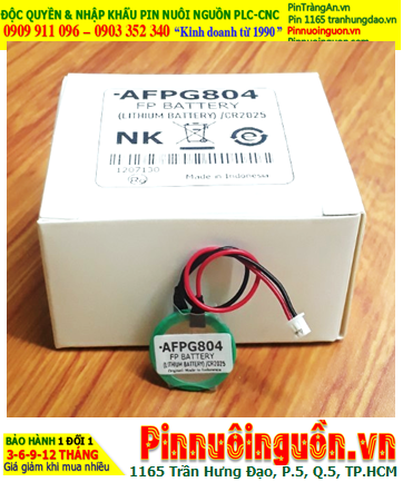 Pin AFPG804; Pin nuôi nguồn Panasonic AFPG804 lithium 3v _Xuất xứ Indonesia