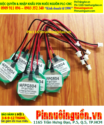 Pin Panasonic AFPG804; Pin AFPG804; Pin nuôi nguồn PLC Panasonic AFPG804 lithium 3v _Made in Indonesia