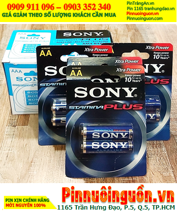 COMBO 12vỉ =24viên Pin AA 1.5v Sony Alkaline Plus LR6 AM3 Extra Power _Giá chỉ 299.000đ/Hộp