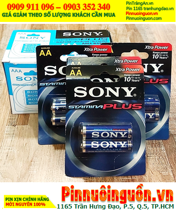 COMBO 12vỉ=24viên Pin AA 1.5v Sony Alkaline Plus LR6 AM3 Extra Power _Giá chỉ 299.000đ/Hộp
