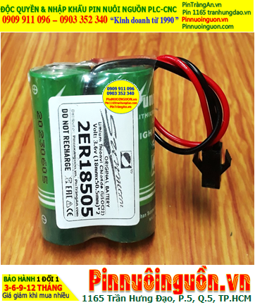 Sunmoon 2ER18/50 (Zắc 2holes) Pin nuôi nguồn PLC NACHI Robot Lithium 3.6v 8000mAh chính hãng