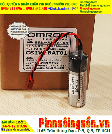 Omron CS1W-BAT01; Pin nuôi nguồn Omron CS1W-BAT01 lithium 3.6v A 2700mAh _Xuất xứ NHẬT