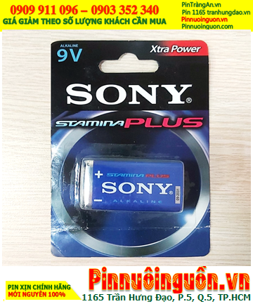 Sony S-006P-6F22, Pin 9v vuông Sony S-006P-6F22, S-006P-B1A Stamina Plus |TẠM HẾT HÀNG