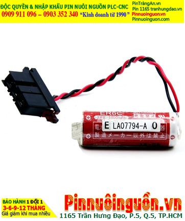 LA07794-A TA81373-C ER6C WK60 Pin nuôi nguồn 3.6v Lithium 1800mAh (Zắc cắm đặc biệt), Xuất xứ NHẬT