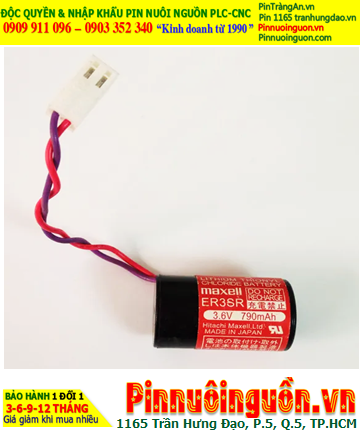 Maxell ER3SR, Pin nuôi nguồn PLC Maxell ER3SR 790mAh 3.6v Lithium Thionyl Chloride chính hãng