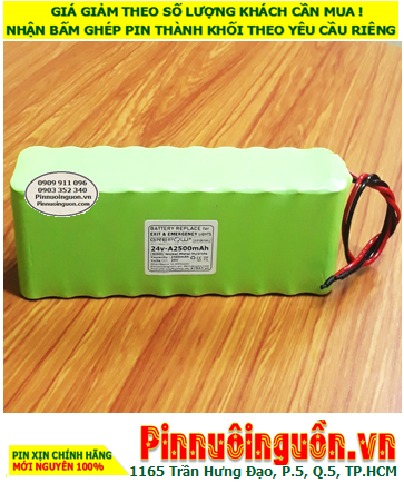 Pin sạc 24v-A2500mAh, Pin sạc NiMh 24v-A2500mAh, Pin sạc công nghiệp GREPOW 24v-A2500mAh chính hãng