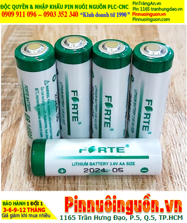 FORTE ER14505, Pin nuôi nguồn PLC FORTE ER14505 lithium Li-SOCl2 3.6v 2400mAh chính hãng