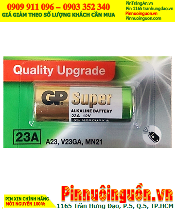 GP23AF-2C5, Pin 12v 23A, Pin Remote GP 23AE High Voltage Super  Alkaline 12v chính hãng (MẪU MỚI)