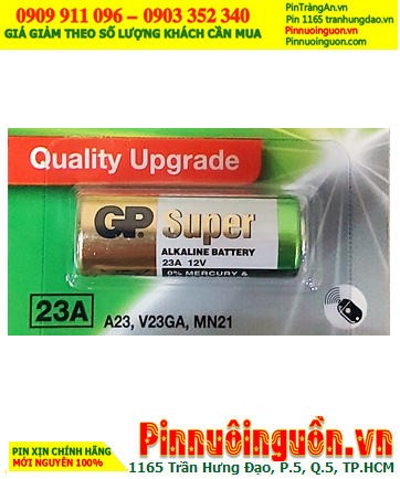 GP23AF-2C5, Pin 12v 23A, Pin Remote GP 23AE High Voltage Super Alkaline 12v chính hãng (MẪU MỚI)