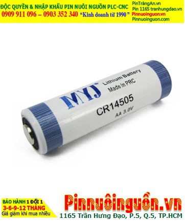 MYJ CR14505, Pin dự phòng PLC MYJ CR14505 lithium 3V 1500mAh chính hãng