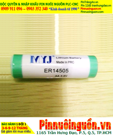 MYJ ER14505, Pin nuôi nguồn MYJ ER14505 Lithium 3.6v AA 2400mAh chính hãng