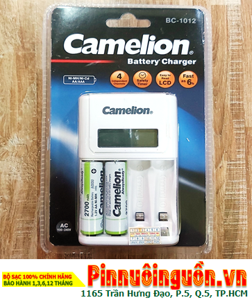 Camelion BC-1012 _Kèm 2 pin Camelion AlwaysReady NH-AA2700ARBP2 (AA2700mAh 1.2v)