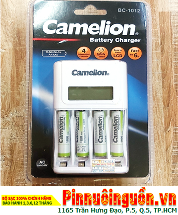 Camelion BC-1012 _Bộ sạc pin kèm 4 pin sạc Camelion AlwaysReady NH-AAA1100ARBP2 (AAA1100mAh 1.2v)