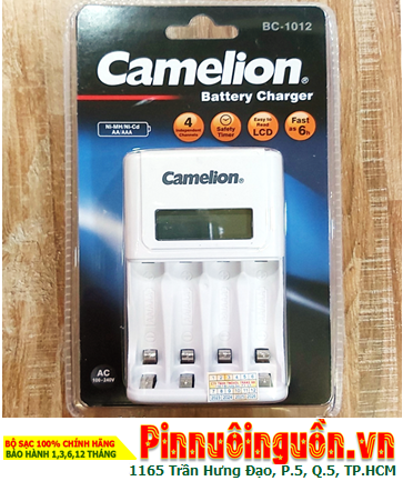 Camelion BC-1012; Máy sạc pin nhanh 6giờ Camelion BC-1012 _có màn hình LCD _Sạc được 2-4 pin AA-AAA