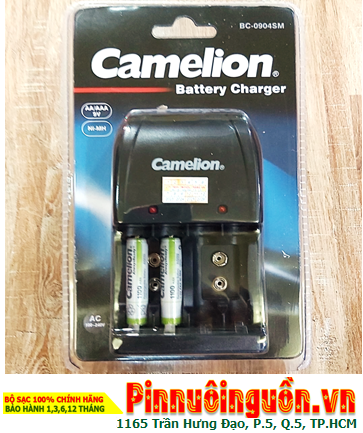 Camelion BC-0904SM Bộ sạc kèm 2Pin sạc Camelion AlwaysReady NH-AAA1100ARBP2 1.2v