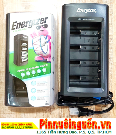 Energizer CHFC; Máy sạc pin Energizer CHFC đa năng 8 khe _sạc được tất cả cỡ pin và từ 1,2,3,4,5,6,7,8