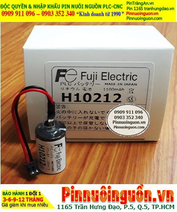 FUJI H10212, Pin nuôi nguồn PLC FUJI H10212 lithium 3.6v 1100mAh chính hãng, Xuất xứ NHẬT