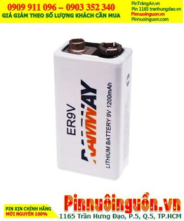 RAMWAY ER-9V; Pin nuôi nguồn RAMWAY ER-9V lithium 9v 1200mAh chính hãng