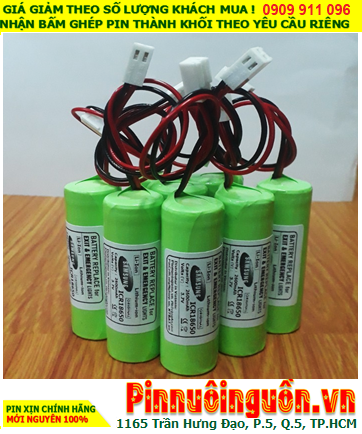 Samsung ICR18650-26JM (Zắc cắm); Pin sạc 3.7v 18650 Samsung ICR18650-26JM 2600mAh chính hãng