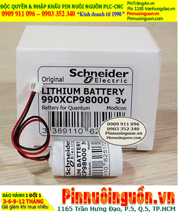 SCHNEIDER 990XCP98000, Pin nuôi nguồn PLC SCHNEIDER 990XCP98000 chính hãng