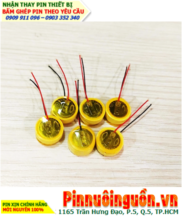 Pin tai nghe Bluetooth LIR1045 lithium 3.7v (40mAh, 10mmx4.5mm), Nhận thay Pin Bluetooth