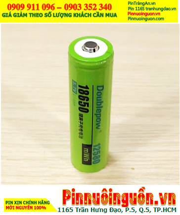 DoublePow 18650-12580mWh, Pin sạc 18650 lithium Li-ion 3.7v DoublePow 18650-12580mWh chính hãng