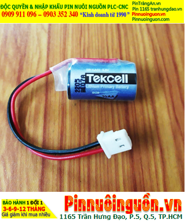 Tekcell SB-AA02; Pin nuôi nguồn PLC Tekcell SB-AA02 lithium 3.6v 1/2AA 1200mAh _Xuất xứ Hàn Quốc