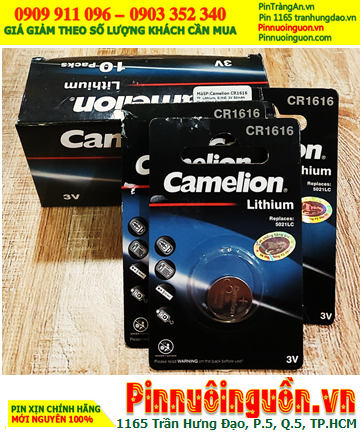 COMBO mua 01Hộp 10vỉ=10viên Pin Camelion CR1616 lithium 3.0v _Giá chỉ 219.000đ/HỘP