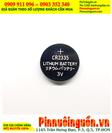 Pin CR2335 / CR2335 Battery, Pin 3v lithium CR2335 (với 280mAh, 23mm x 3.5mm) | HẾT HÀNG