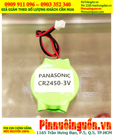 Panasonic CR2450 (zắc CMOS), Pin CMOS lithium 3v Panasonic CR2450, X.xứ Indonesia