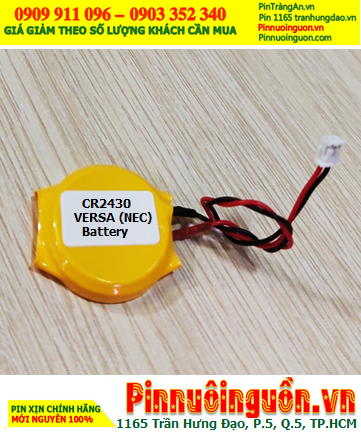 CMOS-CR2430-VERSA (NEC) Pin nuôi nguồn CMOS-CR2430-VERSA (NEC) chính hãng, Xuất xứ Indonesia