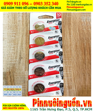 COMBO 1vỉ 5viên Pin Energizer CR2032 ECR2032 lithium 3v _Giá chỉ 58.000đ/ Vỉ 5viên