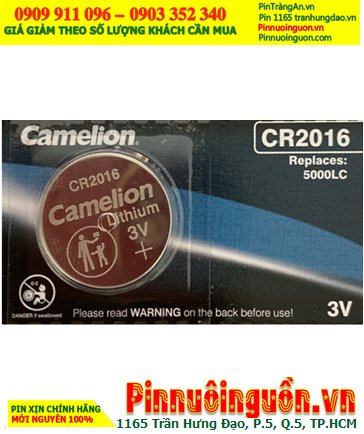 Pin CR2016 _Pin Camelion CR2016; Pin 3v Lithium Camelion CR2016 chính hãng