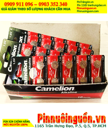 COMBO 01hộp 10vỉ=100viên Pin Camelion AG13 -LR44-A76 _Giá chỉ 219.000đ/ hộp 100viên