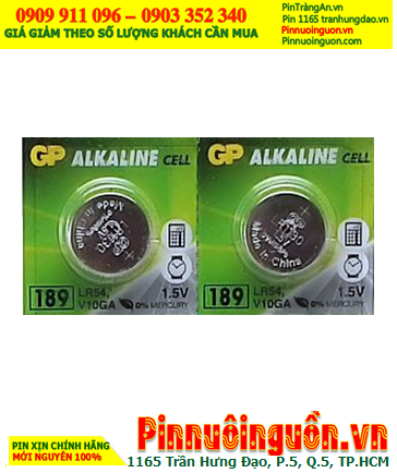 Pin 189 AG10 LR1130 -Pin cúc áo 1.5v Alkaline GP 189 AG10 LR1130