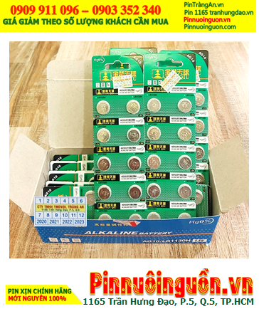 COMBO 1HỘP 200viên Pin Tianqiu AG10 LR1130 Alkaline 1.5v _Giá 439.000đ/ 200viên