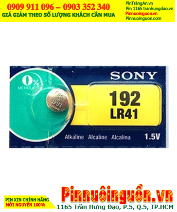 Pin Sony LR41  AG3 392 _Pin Alkaline 1.5v Sony 192 Alkaline 1.5v _Indonesia