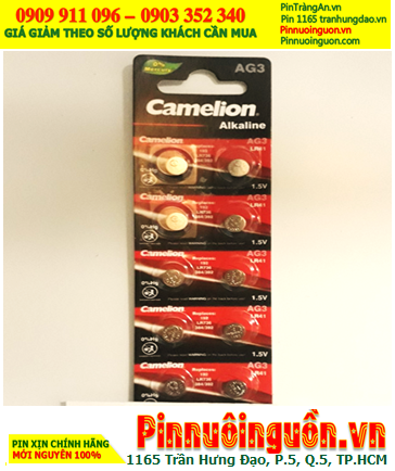 COMBO 1vỉ 10viên Pin Camelion AG3 LR41 Alkaline 1.5v _Giá chỉ 29.000đ/10viên